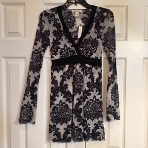 NWT WHITE | BLACK Blouse size S  - OBO